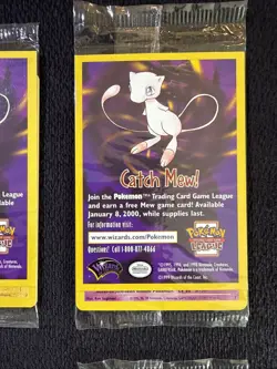 Pokemon The First Movie DRAGONITE MEWTWO ELECTABUZZ PIKACHU WB Promo 1999 Sealed - Image 3