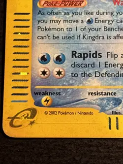 Kingdra H14/H32 Pokemon TCG Aquapolis Holo Foil Rare Card Moderately Played MP - Image 5