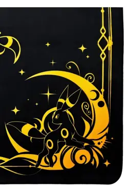 Pokemon LIMITED to 500 2 Player Cloth Playmat Umbreon Eevee Sleevechief TCG Card - Image 2