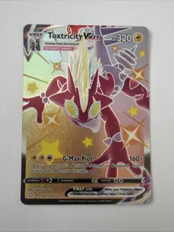 Toxtricity VMAX SV113/SV122 Shining Fates: Shiny Vault Holo Pokemon TCG - Image 1