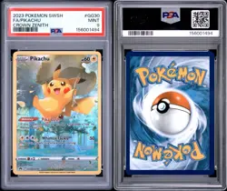 2023 POKEMON SWORD AND SHIELD CROWN ZENITH #GG30 FA/PIKACHU PSA MINT 9 - Image 3