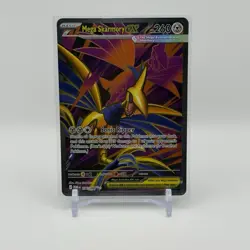 Pokemon Mega Skarmory EX 106/088 Full Art Holo English Metal Pokemon Card - Image 1