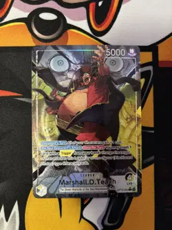 Bandai Marshall D. Teach Leader Alt Art OP16-080 ENGLISH op16 the time of battle - Image 1
