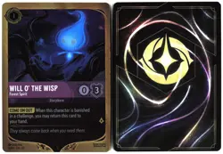 Disney Lorcana TCG Will O' the Wisp 51/P3 Foil Promo Wild's Unknown - Image 3