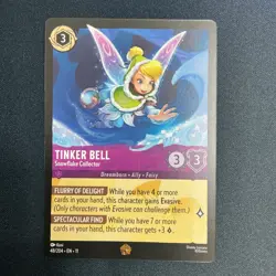 Disney Lorcana TCG Tinker Bell - Snowflake Collector 48/204 Rare - Image 1