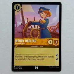 Wendy Darling 23/204 Disney Lorcana Into The Inklands Regular Uncommon Card NM - Image 1