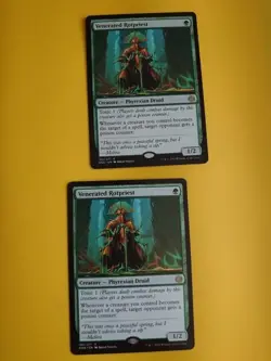 Venerated Rotpriest X2 ONE Phyrexian Druid. MTG 2 Card. - Image 1