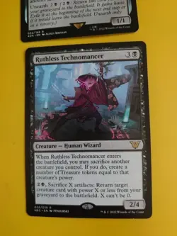 Ruthless Technomancer NEC & Chronomancer 40K Rare Wizards MTG 2 Card. - Image 3