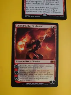 Chandra, the firebrand M13 & Chandra's Ignition rare sorcery red MTG 2 Card. - Image 2