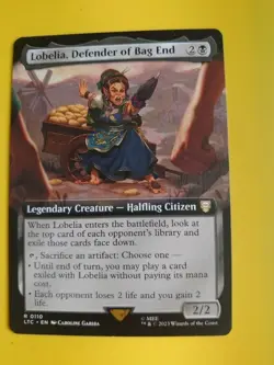 Lobelia, Defender of Bag End/ Rare Halfling Citizen. LTC MTG Card. - Image 2