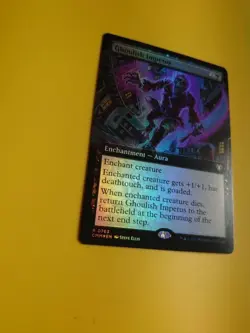 Ghoulish Impetus. CMM 0763 Rare Enchatment aura FOIL MTG Card. - Image 4