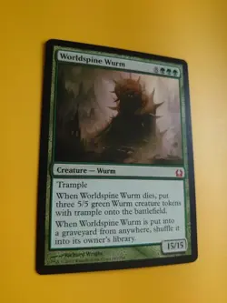 Worldspine Wurm. Mythic Wurm RTR MTG Card. - Image 3