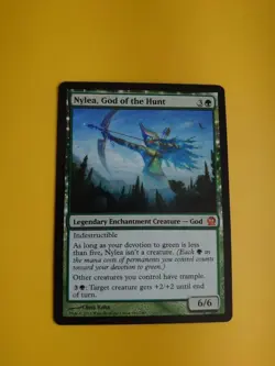 Nylea, God of the Hunt. Theros Mythic. MTG Card. - Image 2