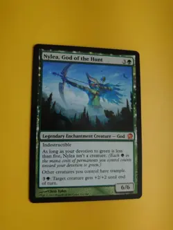 Nylea, God of the Hunt. Theros Mythic. MTG Card. - Image 3