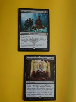 Cruel Reality AKH Mythic & Endless Ranks of the Dead. Enchantment MTG 2 Card. - Image 1