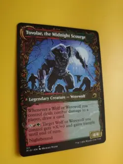 Tovolar, the midnight scourge. MID rare werewolf MTG Card. - Image 3