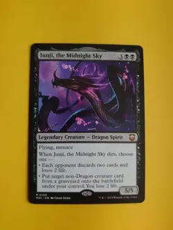 Junji, the Midnight Sky. M0199 Dragon Spirit MTG Card. - Image 1