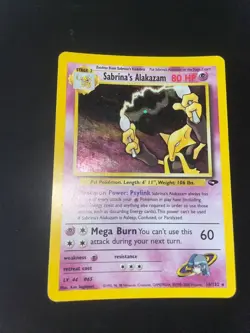 Pokemon Card Sabrina's Alakazam 16/132 Gym Challenge (Gc16) Pokemon TCG - Image 1