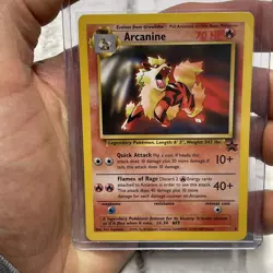 Arcanine 2000 Pokemon TCG Black Star Promo League #6 LP/NM Vintage Card WOTC Vtg - Image 1