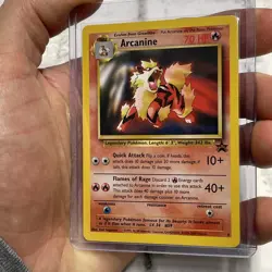 Arcanine 2000 Pokemon TCG Black Star Promo League #6 LP/NM Vintage Card WOTC Vtg - Image 2