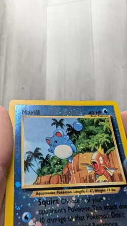Pokemon TCG Marill Southern Islands 11/18 Reverse Holo Rare Promo Card - Image 3