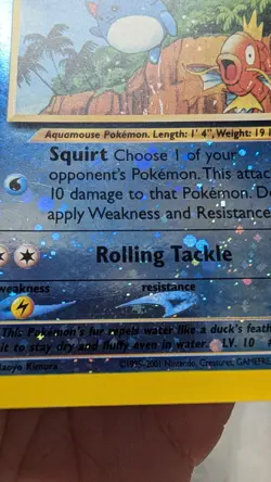 Pokemon TCG Marill Southern Islands 11/18 Reverse Holo Rare Promo Card - Image 4