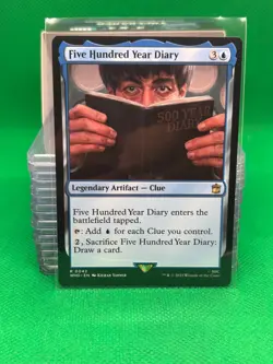 MTG 1x Five Hundred Year Diary WHO - Image 1