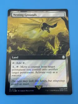 MTG Nesting Grounds (Extended Art) Surge Foil - Universes Beyond: Fallout NM - Image 2