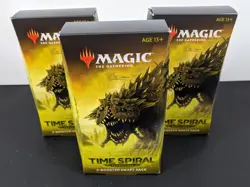 Lot of 3 - Magic The Gathering Time Spiral Remastered 3-Booster Draft Packs - Image 1