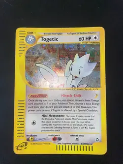 Togetic H27/H32 Holo Set Aquapolis Pokemon TCG 2002 Eng GOOD - Image 1