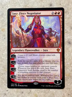 MTG NM Jaya, Fiery Negotiator [Dominaria United] - Image 1
