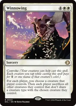 MtG Winnowing R 0043 Lorwyn Eclipsed Regular Rare - Image 1