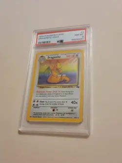 Dragonite - Pokemon Fossil #4 - Near Mint to Mint PSA 8 - Image 1