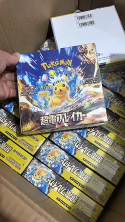 Pokemon TCG Scarlet Violet SV8 Super Electric Breaker Japanese Sealed Box - Image 1