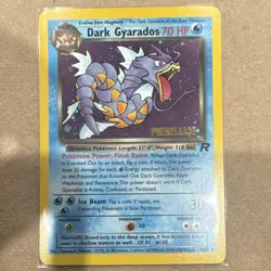 Dark Gyarados Prerelease Holo Promo Team Rocket 8/82 2000 English (LP) - Image 1