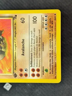 Golem 36/62 - Fossil 1st Edition Uncommon Pokemon TCG NM - Image 5