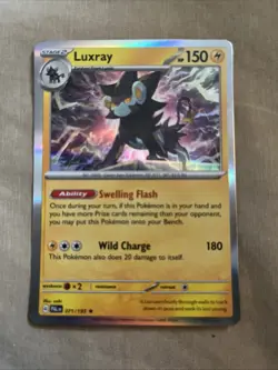 Pokemon TCG Luxray Scarlet & Violet - Paldea Evolved 071/193 Holo Holo Rare - Image 1