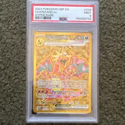 Pokemon TCG 2023 Obsidian Flames Charizard ex 228/197 Hyper Rare Holo PSA 9 EN - Image 1