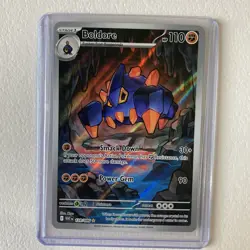 Boldore 128/086 Sv: White Flare Illustration Rare Holo 110HP Pokemon TCG - Image 1