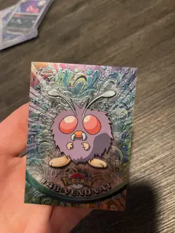 Topps Pokemon Venonat #48 Topps Chrome TV Animation Edition Holo English - Image 4