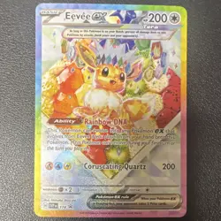 Eevee ex Pokemon TCG Scarlet & Violet Promo Full Art Holo #174 - Image 1