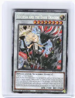 2026 Yu-Gi-Oh! TCG—Ecclesia and the Dark Dragon #BPRO-EN041 (BPRO)— Foil 1st Ed - Image 1