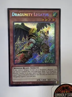 YuGiOh! TCG || Dragunity Legatus - BLGG-EN075 - Secret Rare - Image 1