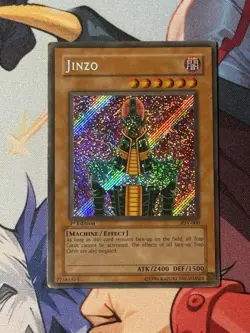 Yu-Gi-Oh! Jinzo Pharaoh's Servant 1st Edition Secret Rare PSV-000 HP - Image 2