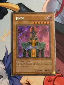 Yu-Gi-Oh! Jinzo Pharaoh's Servant 1st Edition Secret Rare PSV-000 HP - Image 3