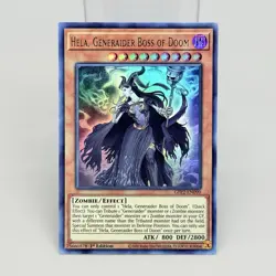 Yu-Gi-Oh! Hela, Generaider Boss of Doom GFP2-EN090 1st Edition Ultra Rare NM - Image 1