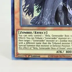 Yu-Gi-Oh! Hela, Generaider Boss of Doom GFP2-EN090 1st Edition Ultra Rare NM - Image 5