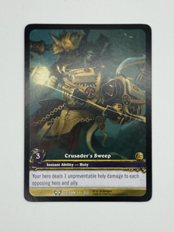 World of Warcraft TCG Illidan 57/252 Extended Art Crusader’s Sweep - Image 1