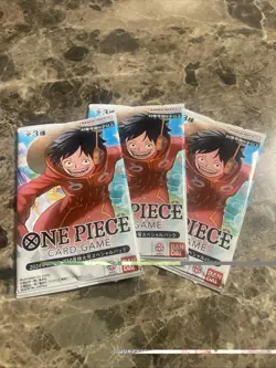 V Jump October 24 Promo Pack OP07-109 OP07-047 EB01-003 One Piece Card (3 Packs) - Image 1