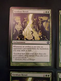4x VIRIDIAN REVEL SCARS OF MIRRODIN NM MTG Magic Gathering PLAYSET See Pics ** - Image 2